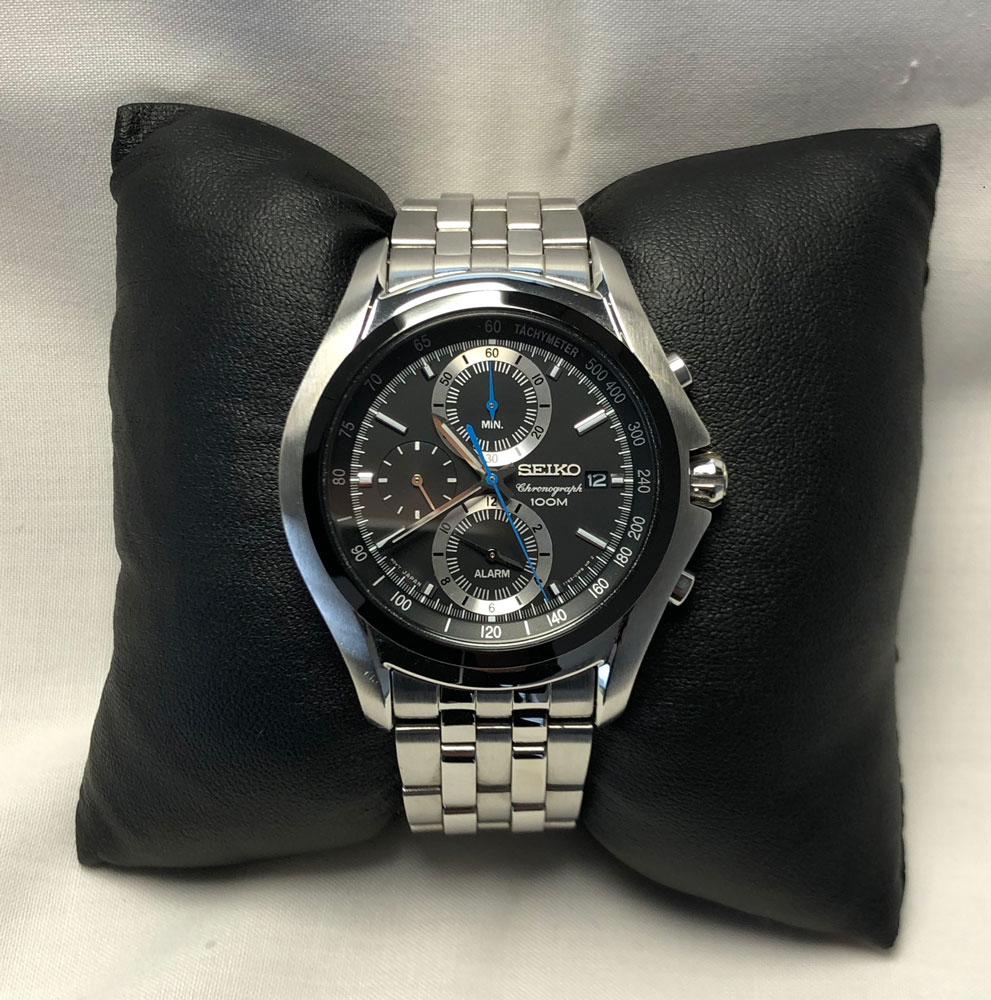 Mens Seiko Chronograph 7T62-0KY0 (Pre-Owned) - The Watch Cabinet