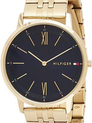 Tommy Hilfiger Mens Analogue Classic Quartz Watch with Gold Plated Strap 1791513